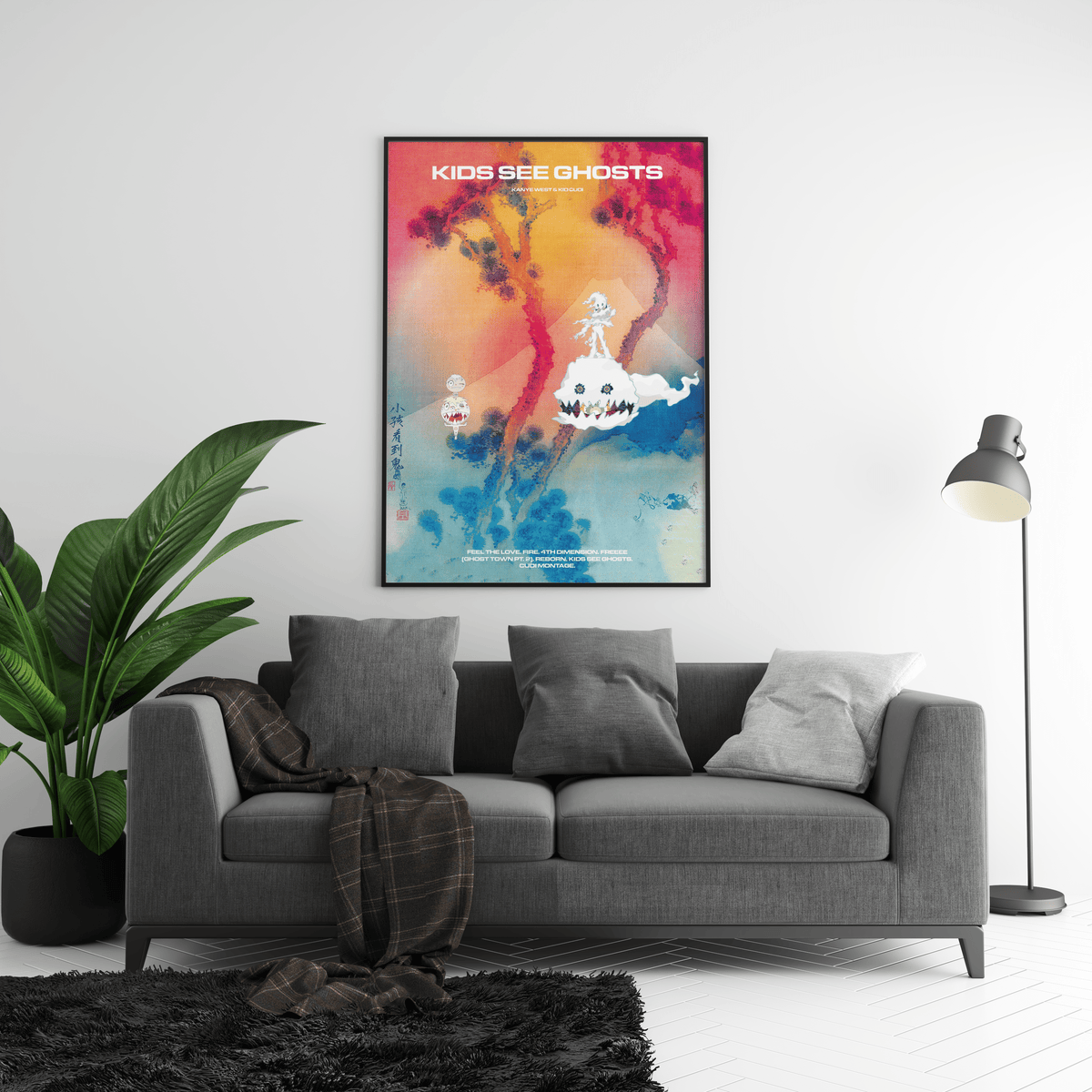 Kanye West 'Kids See Ghosts' Poster - Posters, Prints & Wall Art | HYPE Posters