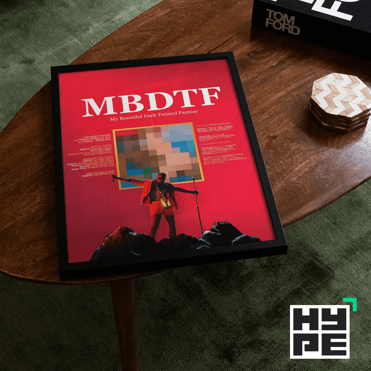 Kanye West MBDTF Poster - Posters, Prints & Wall Art | HYPE Posters