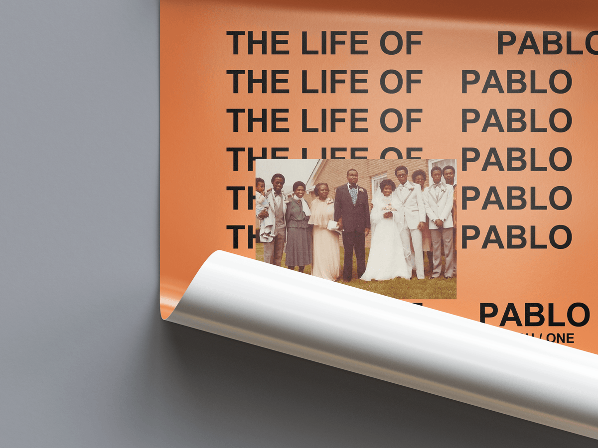 Kanye West 'The Life Of Pablo' Spotify Poster - Posters, Prints & Wall Art | HYPE Posters