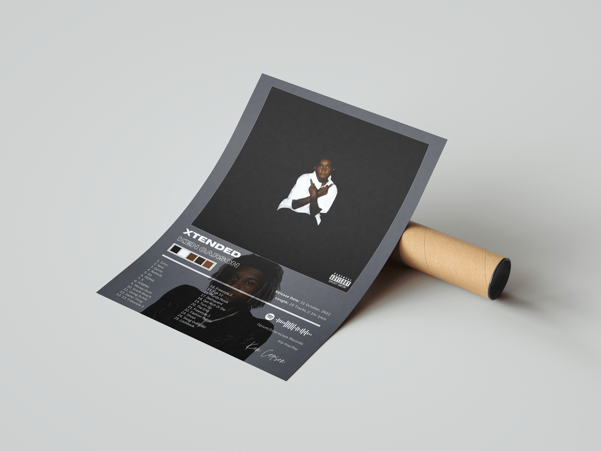 Ken Carson 'XTENDED' Album Poster - Posters, Prints & Wall Art | HYPE Posters