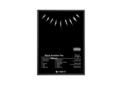 Kendrick Lamar 'Black Panther' Album Poster - Posters, Prints & Wall Art | HYPE Posters
