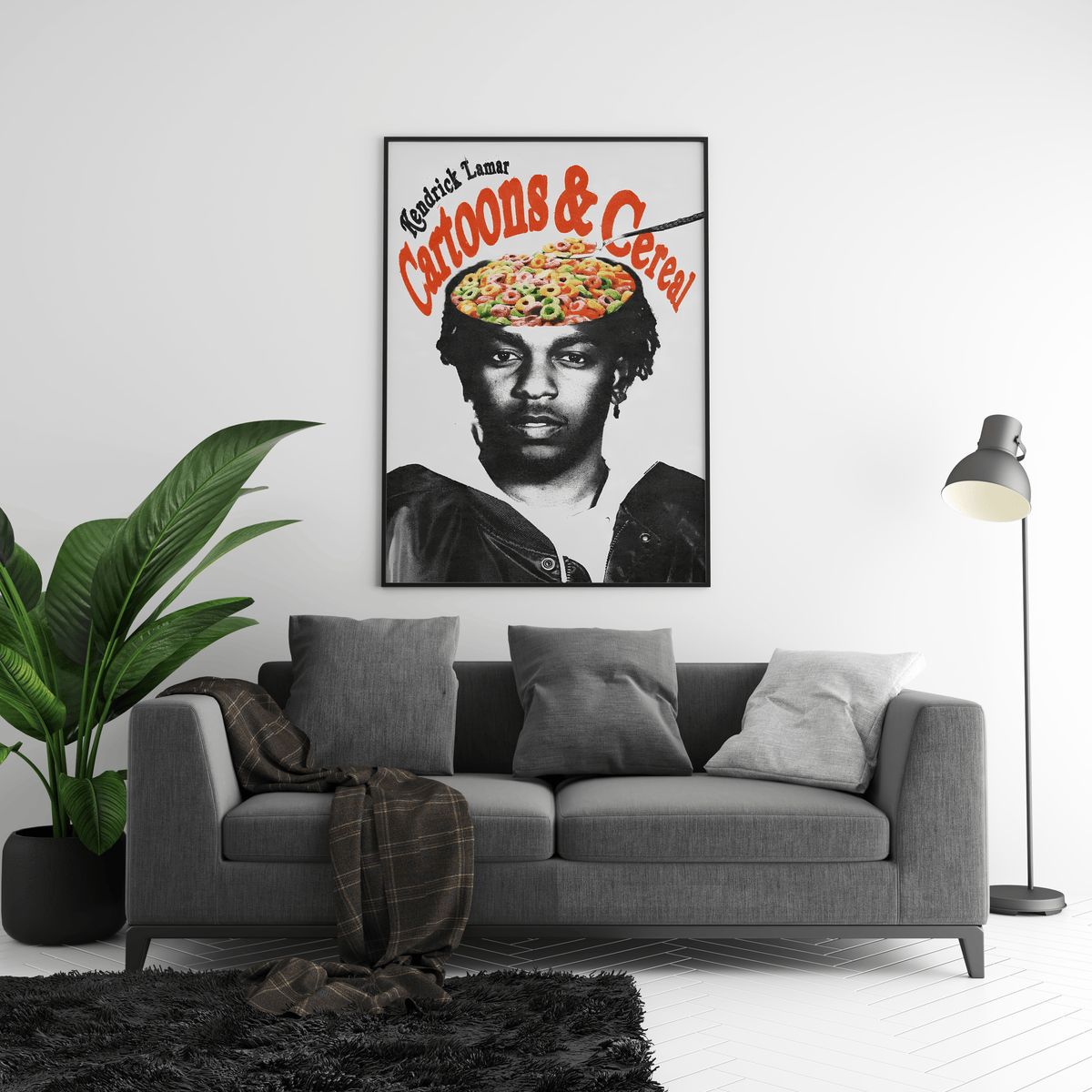 Kendrick Lamar - Cartoons & Cereal Poster - Posters, Prints & Wall Art | HYPE Posters