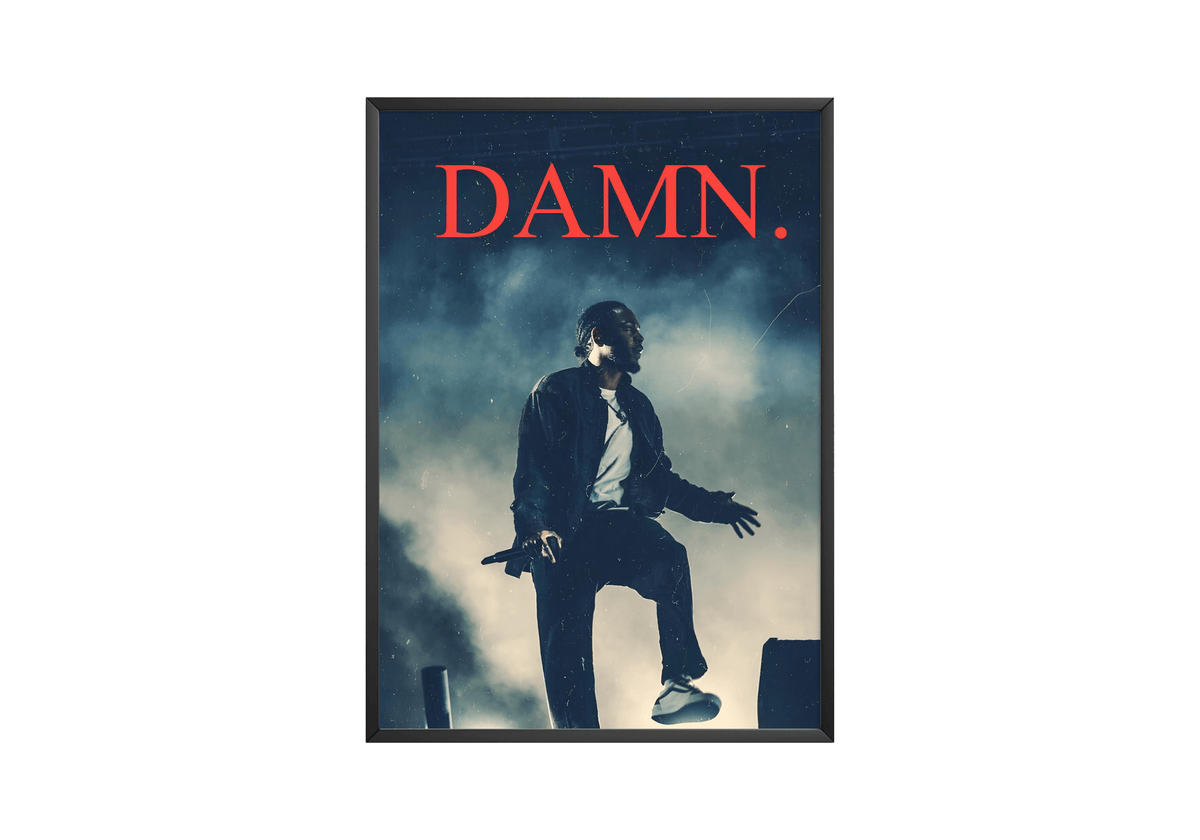 Kendrick Lamar 'Damn' Stage Poster - Posters, Prints & Wall Art | HYPE Posters