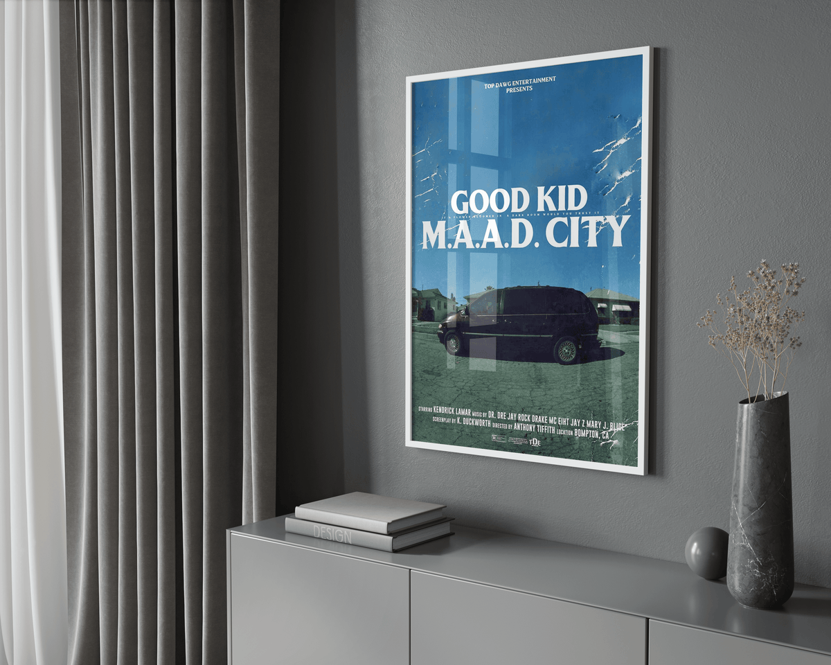 Kendrick Lamar 'Good Kid MAAD City' Poster - Posters, Prints & Wall Art | HYPE Posters