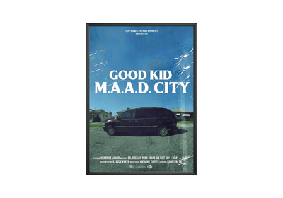 Kendrick Lamar 'Good Kid MAAD City' Poster - Posters, Prints & Wall Art | HYPE Posters