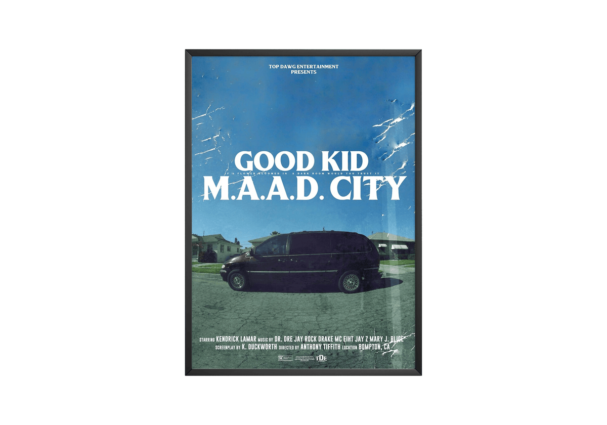 Kendrick Lamar 'Good Kid MAAD City' Poster - Posters, Prints & Wall Art | HYPE Posters