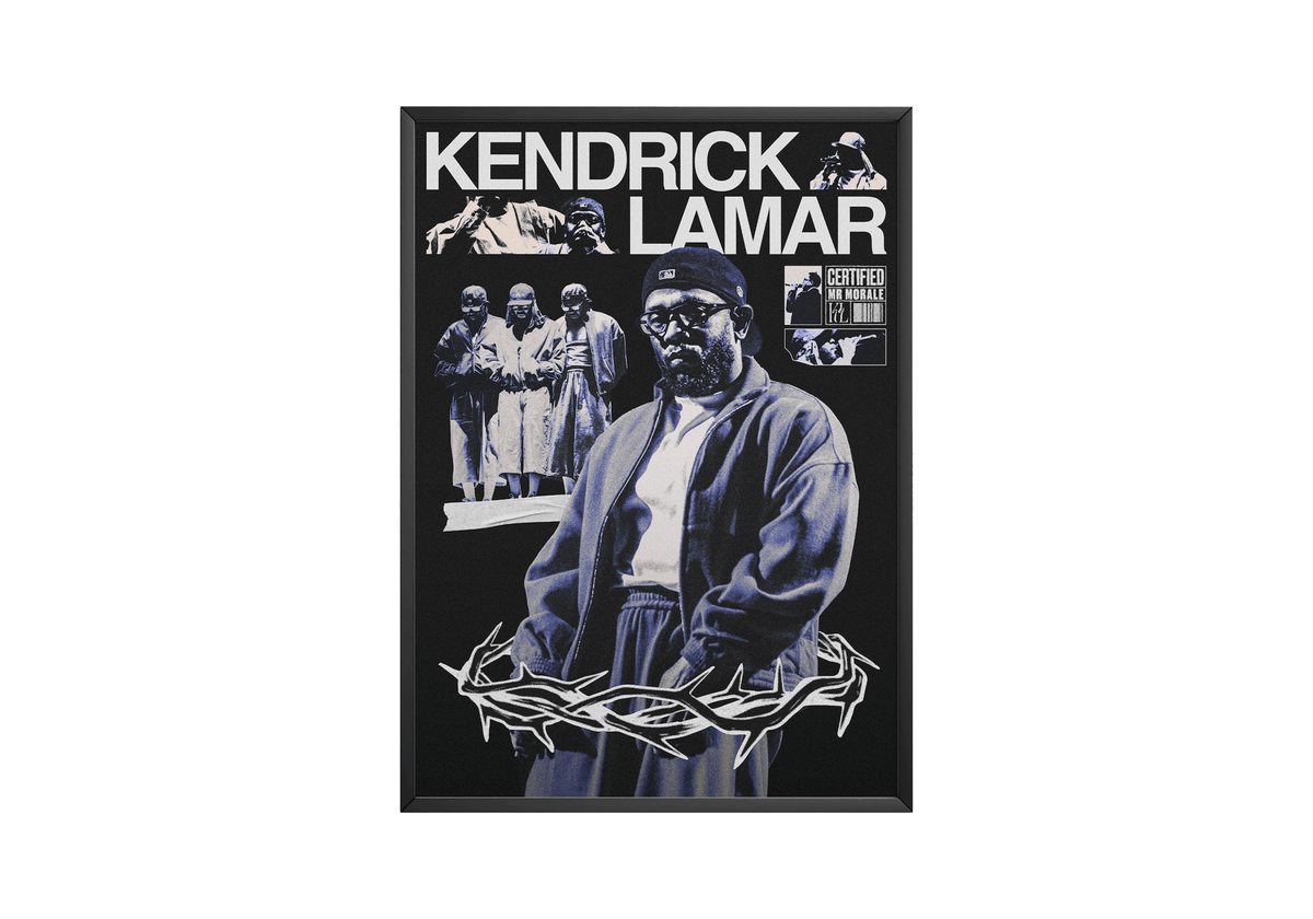 Kendrick Lamar 'Morale' Poster - Posters, Prints & Wall Art | HYPE Posters
