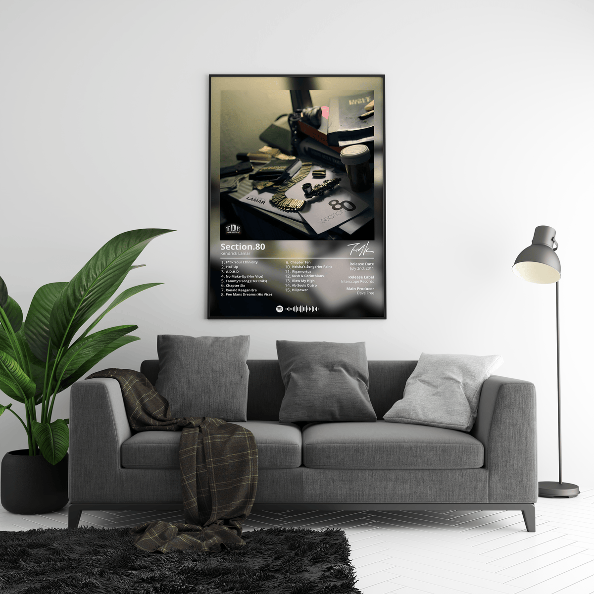 Kendrick Lamar - "Section 80" Album Poster - Posters, Prints & Wall Art | HYPE Posters