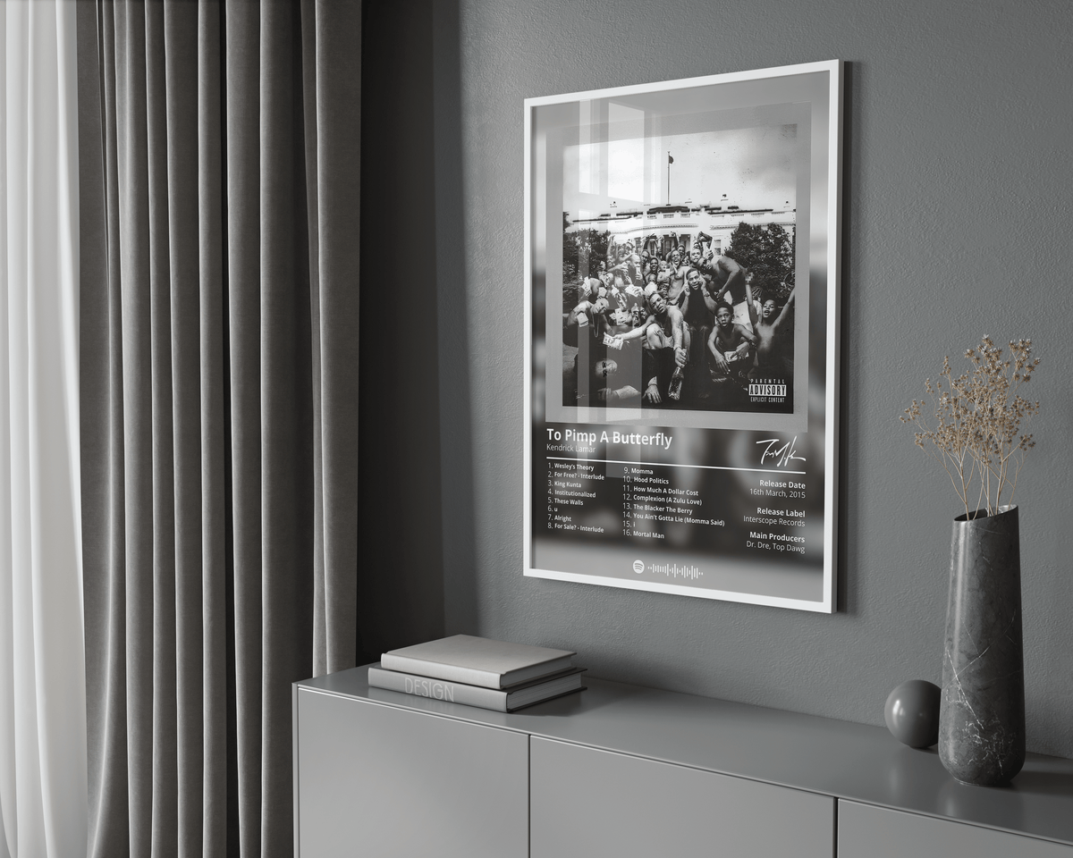Kendrick Lamar - "To Pimp A Butterfly" Album Poster - Posters, Prints & Wall Art | HYPE Posters
