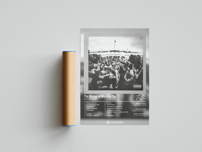 Kendrick Lamar - "To Pimp A Butterfly" Album Poster - Posters, Prints & Wall Art | HYPE Posters