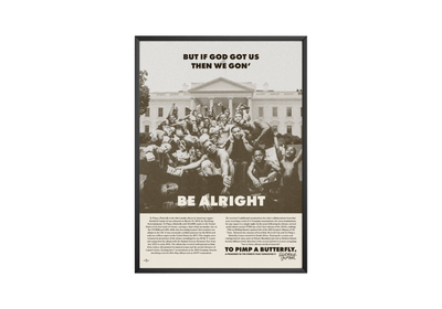 Kendrick Lamar 'We Gon Be Alright' Poster - Posters, Prints & Wall Art | HYPE Posters