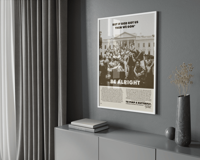 Kendrick Lamar 'We Gon Be Alright' Poster - Posters, Prints & Wall Art | HYPE Posters
