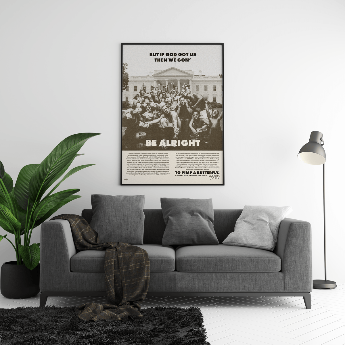 Kendrick Lamar 'We Gon Be Alright' Poster - Posters, Prints & Wall Art | HYPE Posters