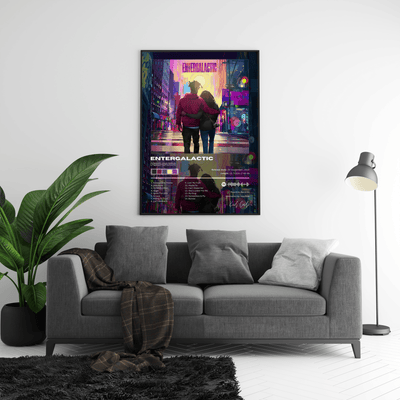 Kid Cudi 'Entergalactic' Album Poster - Posters, Prints & Wall Art | HYPE Posters
