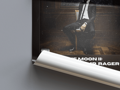 Kid Cudi 'Man On The Moon II: The Legend of Mr. Rager' Album Poster - Posters, Prints & Wall Art | HYPE Posters