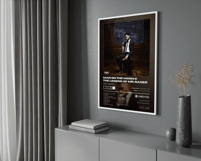 Kid Cudi 'Man On The Moon II: The Legend of Mr. Rager' Album Poster - Posters, Prints & Wall Art | HYPE Posters