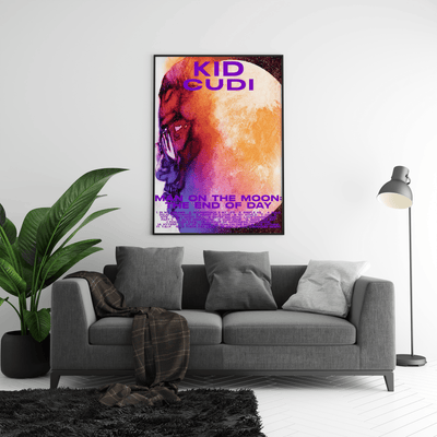 Kid Cudi 'Man On The Moon' OG Poster - Posters, Prints & Wall Art | HYPE Posters