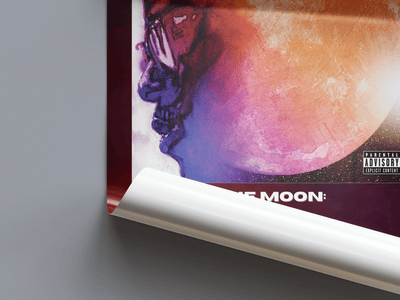Kid Cudi 'Man On The Moon: The End Of Day' Album Poster - Posters, Prints & Wall Art | HYPE Posters