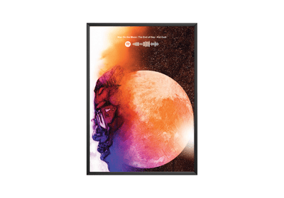 Kid Cudi 'Man On The Moon: The End Of Day' Spotify Poster - Posters, Prints & Wall Art | HYPE Posters