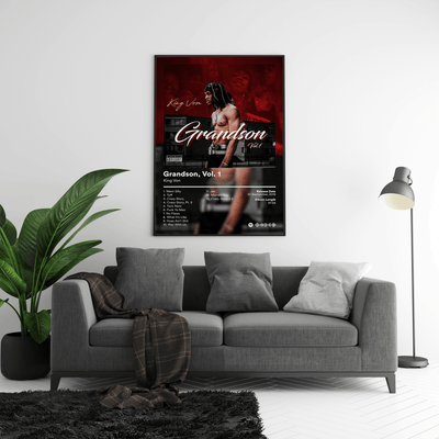 King Von 'Grandson Vol. 1' Album Poster - Posters, Prints & Wall Art | HYPE Posters