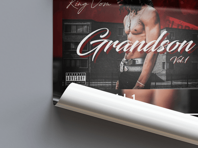 King Von 'Grandson Vol. 1' Album Poster - Posters, Prints & Wall Art | HYPE Posters