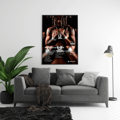 King Von 'Welcome To O Block' Album Poster - Posters, Prints & Wall Art | HYPE Posters