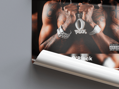 King Von 'Welcome To O Block' Album Poster - Posters, Prints & Wall Art | HYPE Posters
