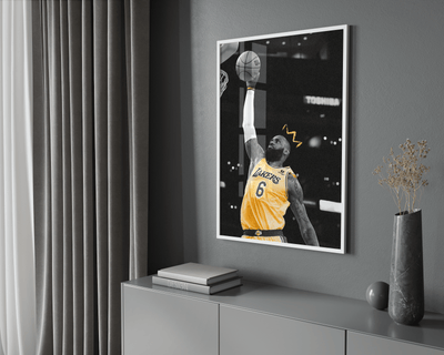 Lebron James 'KING' Poster - Posters, Prints & Wall Art | HYPE Posters