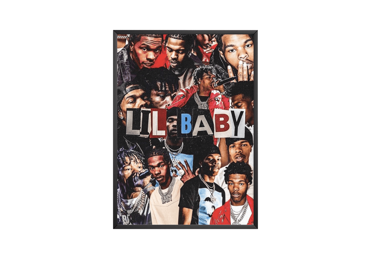 Lil Baby Collage Poster - Posters, Prints & Wall Art | HYPE Posters