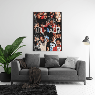 Lil Baby Collage Poster - Posters, Prints & Wall Art | HYPE Posters