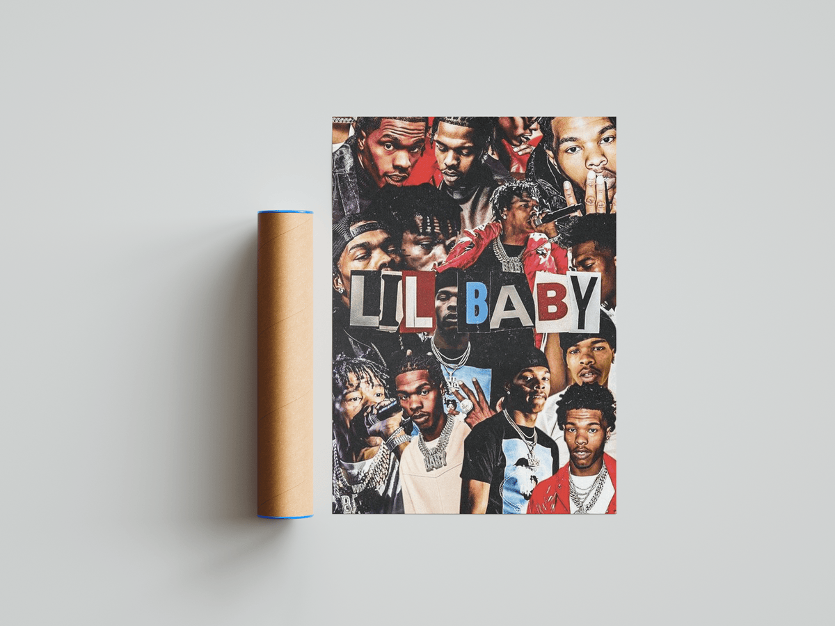 Lil Baby Collage Poster - Posters, Prints & Wall Art | HYPE Posters