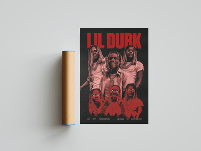 Lil Durk 'Restricted' Poster - Posters, Prints & Wall Art | HYPE Posters