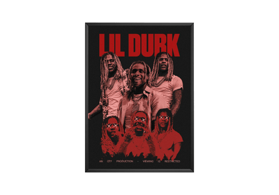Lil Durk 'Restricted' Poster - Posters, Prints & Wall Art | HYPE Posters