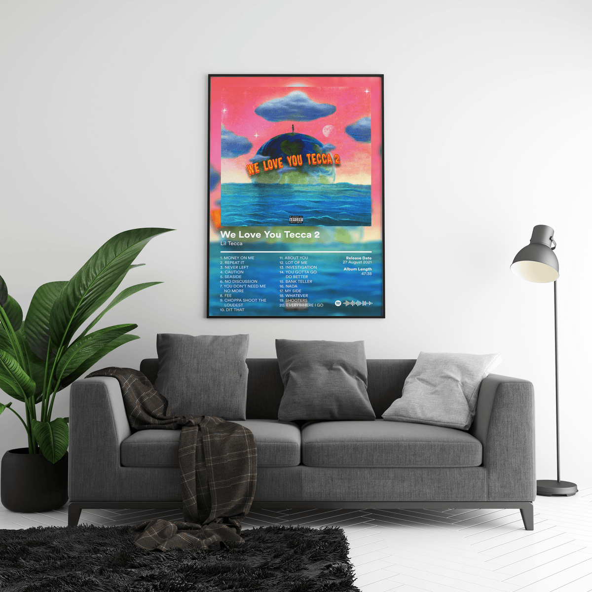 Lil Tecca 'We Love You Tecca 2' Album Poster - Posters, Prints & Wall Art | HYPE Posters