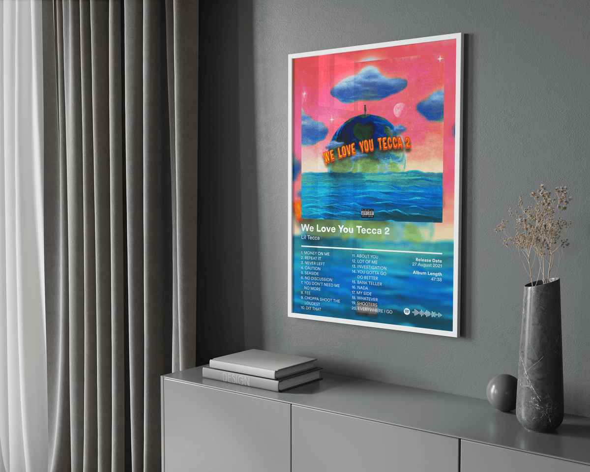 Lil Tecca 'We Love You Tecca 2' Album Poster - Posters, Prints & Wall Art | HYPE Posters