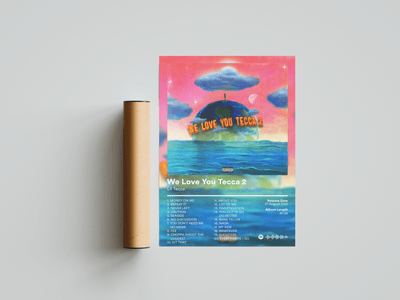 Lil Tecca 'We Love You Tecca 2' Album Poster - Posters, Prints & Wall Art | HYPE Posters
