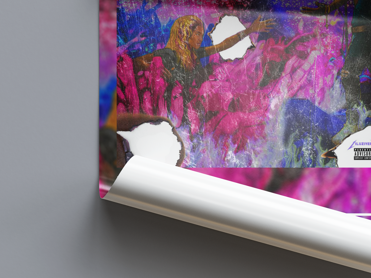 Lil Uzi Vert 'Luv Is Rage' Album Poster - Posters, Prints & Wall Art | HYPE Posters