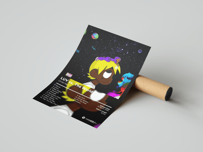 Lil Uzi Vert 'LUV vs. The World' Album Poster - Posters, Prints & Wall Art | HYPE Posters