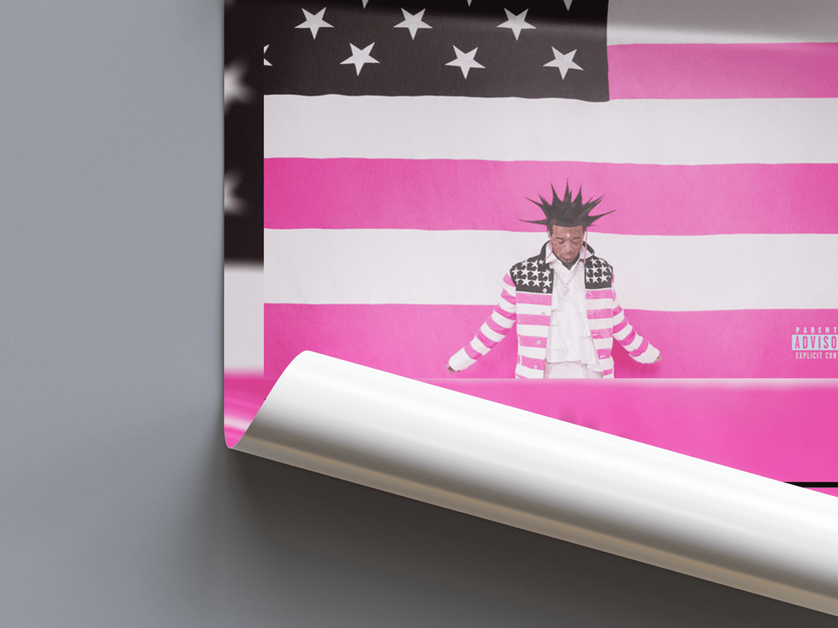 Lil Uzi Vert 'Pink Tape' Album Poster - Posters, Prints & Wall Art | HYPE Posters