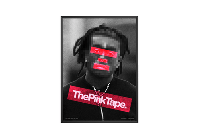 Lil Uzi Vert 'Red Pink Tapes' Poster - Posters, Prints & Wall Art | HYPE Posters