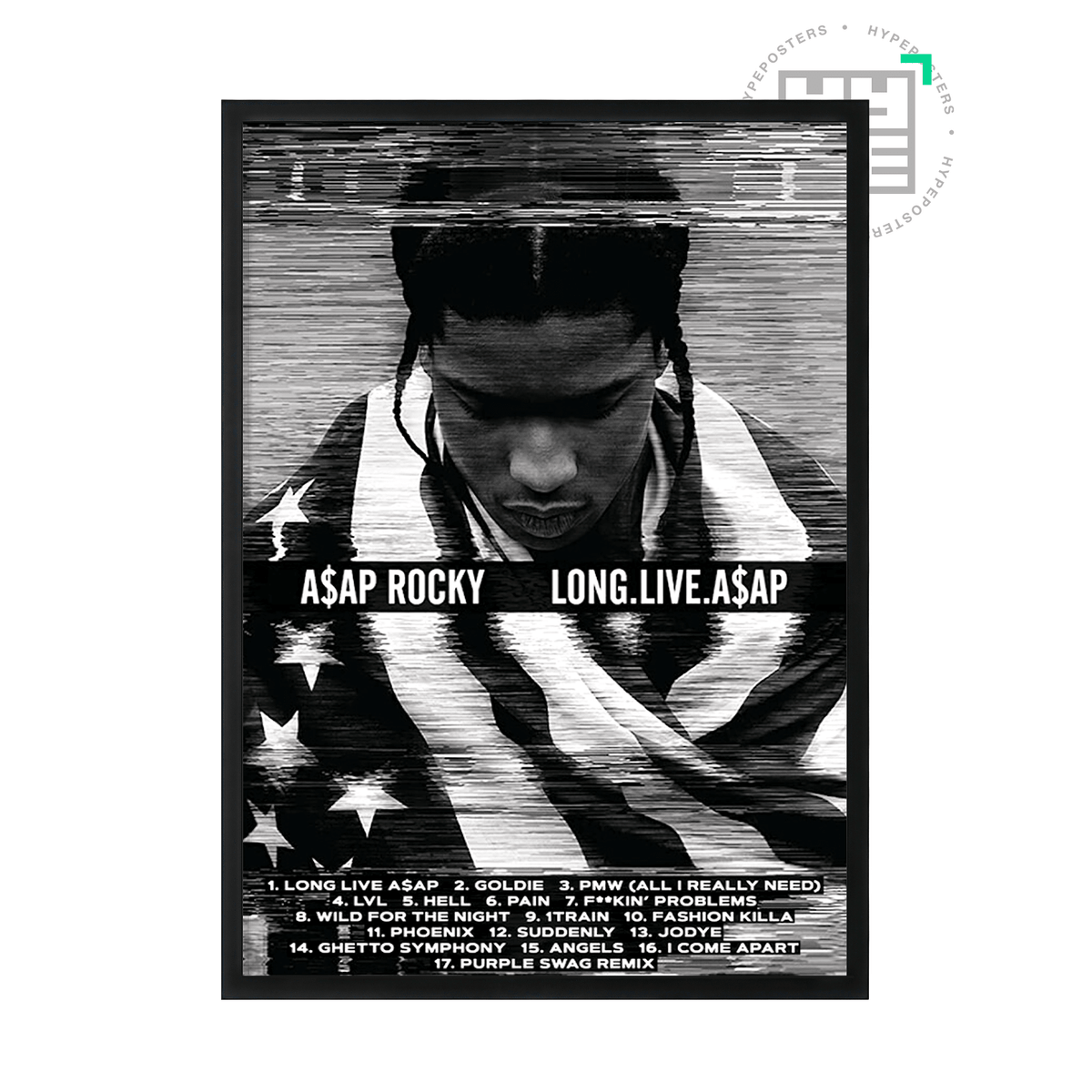 Long Live A$ap Poster - Posters, Prints & Wall Art | HYPE Posters