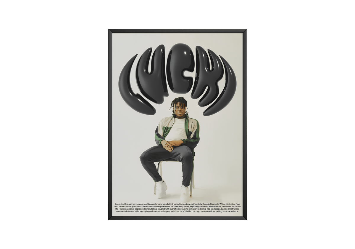 Lucki 'Focus' Poster - Posters, Prints & Wall Art | HYPE Posters