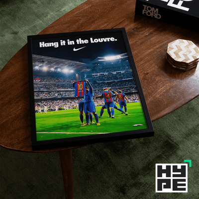 Messi 'Hang It In The Louvre' Poster - Posters, Prints & Wall Art | HYPE Posters