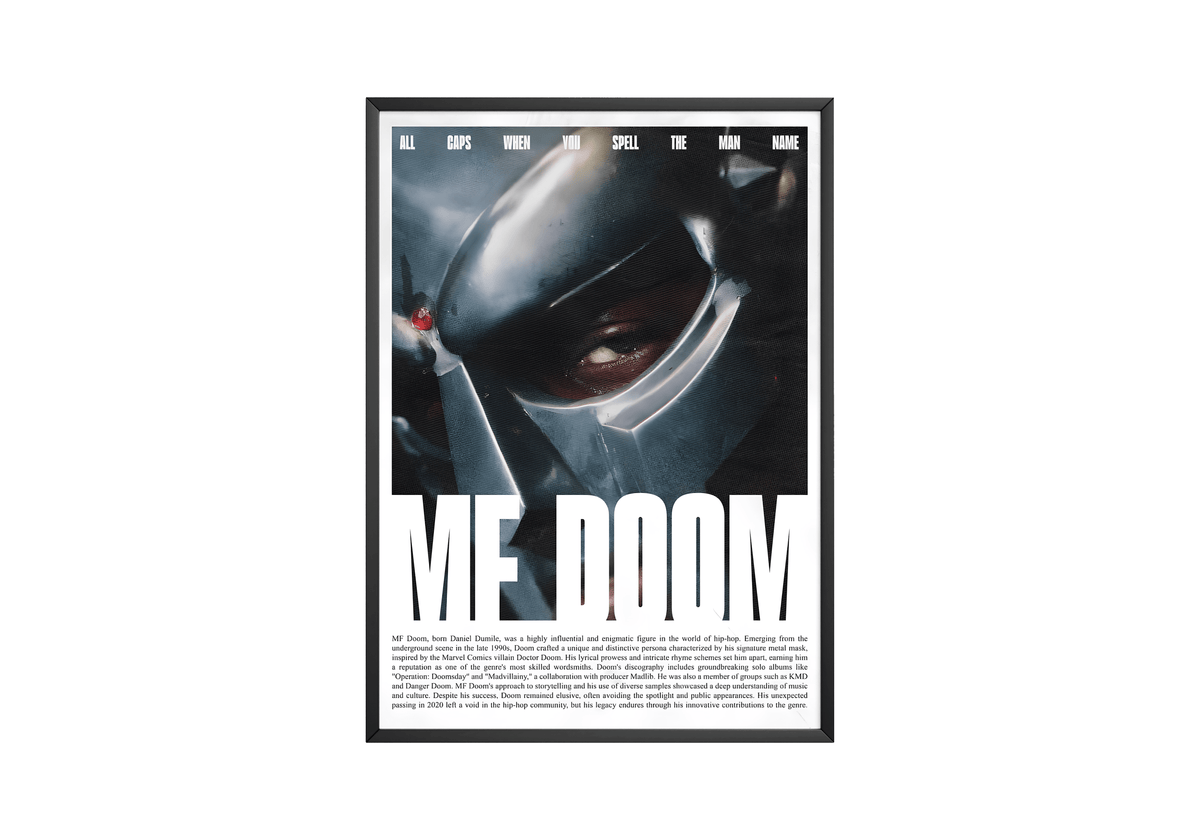 MF Doom 'Chronicle' Poster - Posters, Prints & Wall Art | HYPE Posters