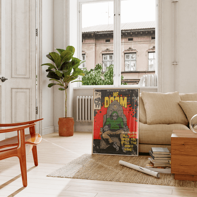 MF Doom 'Comic' Poster - Posters, Prints & Wall Art | HYPE Posters