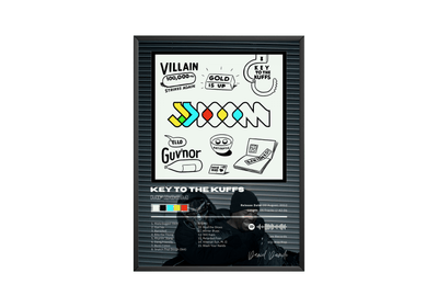 MF DOOM 'Key To The Cuffs' Album Poster - Posters, Prints & Wall Art | HYPE Posters