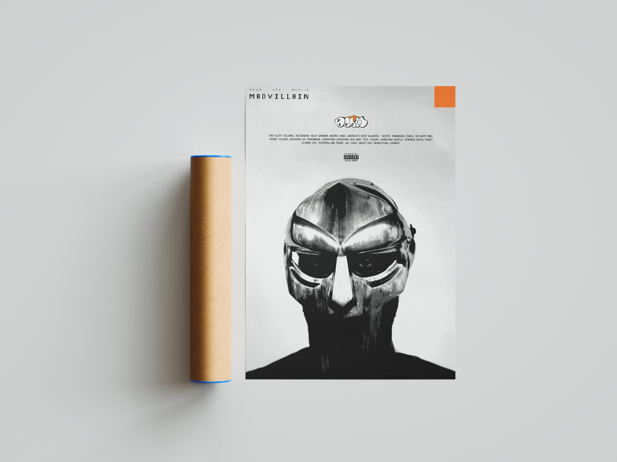 MF Doom 'MadVillain' Poster - Posters, Prints & Wall Art | HYPE Posters