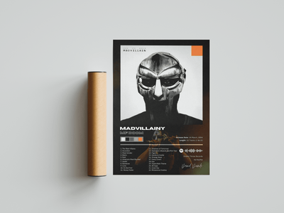 MF DOOM 'Madvillainy' Album Poster - Posters, Prints & Wall Art | HYPE Posters