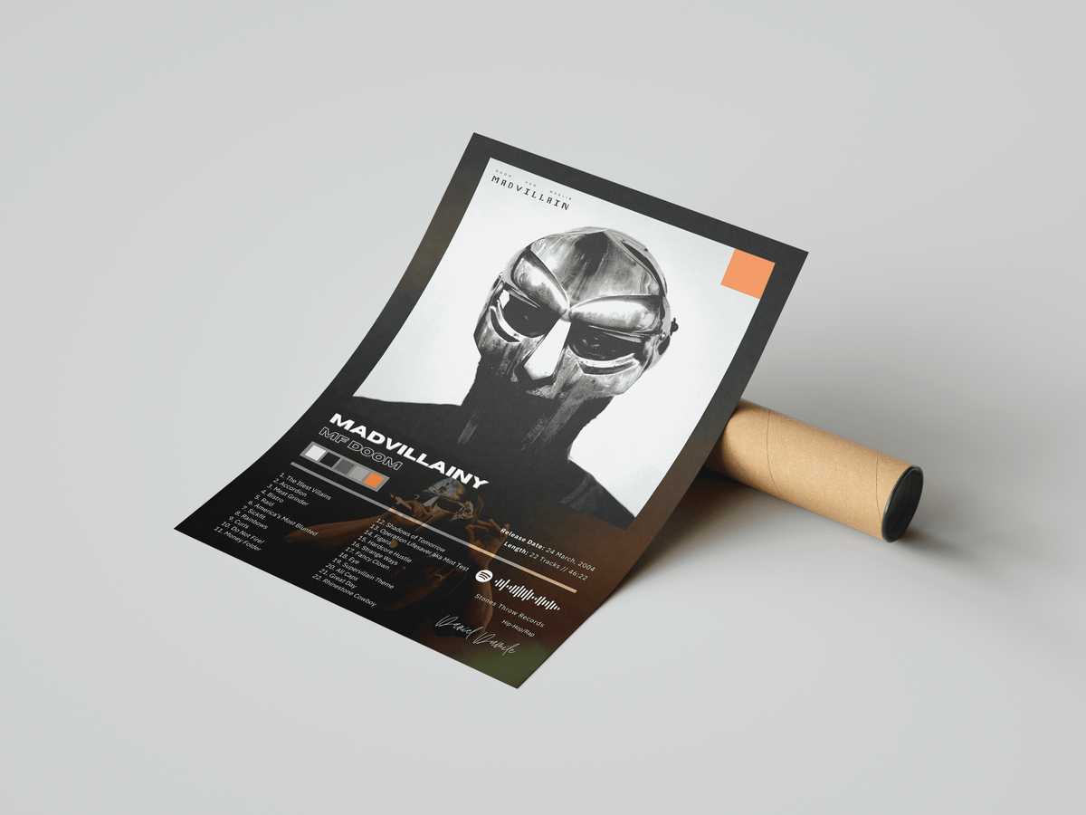 MF DOOM 'Madvillainy' Album Poster - Posters, Prints & Wall Art | HYPE Posters