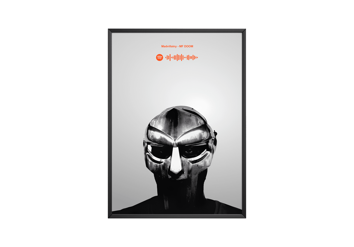 MF DOOM 'Madvillainy' Spotify Poster - Posters, Prints & Wall Art | HYPE Posters